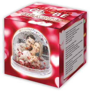 ZEP Блискуча кулька PG503 Червоні серця 6,5x6,2 см