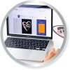 HERMA 4527 Плівка для трансферу футболок A4 темна для друку на текстилі 10 аркушів