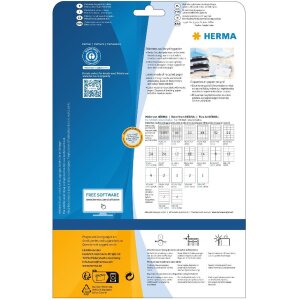 HERMA 10700 Этикетки из переработанной бумаги A4 25.4x10...