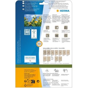 HERMA 10750 Бумажные этикетки Silphie A4 25,4x10 мм...
