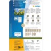 HERMA 10755 Етикетки Silphie папір А4 99,1 х 67,7 мм натуральний коричневий перманентний