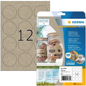 HERMA 10762 Етикетки Silphie папір Ø 60 мм...