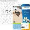 HERMA 10790 PREMIUM этикетки-сердечки A4, Ø 35 мм, белые, постоянный клей