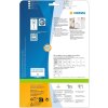 HERMA 10790 PREMIUM этикетки-сердечки A4, Ø 35 мм, белые, постоянный клей
