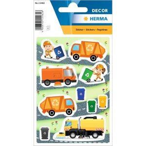 HERMA 15482 Декор наклейки сміттєзбиральна техніка...