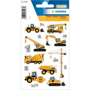 HERMA 15493 Набір наклейок Magic Sticker Будівельний...