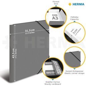 HERMA 19633 Картонная папка A3 Fritz the Worm