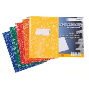HERMA 20215 Ассорти 5 защит для тетрадей A5 SCHOOLYDOO...