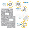 HERMA 20215 Асортимент 5 чохлів для зошитів A5 SCHOOLYDOO поліпропілен