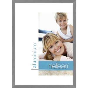 Алюмінієва фоторамка Nielsen C2 з чорного матового акрилового скла 70x100 см