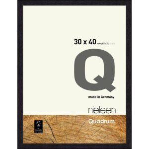 Nielsen Quadrum деревянная рамка 30x40 см ворон черный...