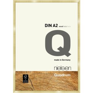 Деревяна знімна рамка Nielsen Quadrum 42x59.4 см золото
