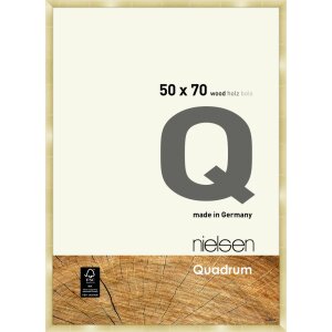 Nielsen деревянная съемная рамка Quadrum 50x70 см золото