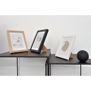 Деревяна фоторамка Nielsen Skava White 50x60 см з паспарту 40x50 см