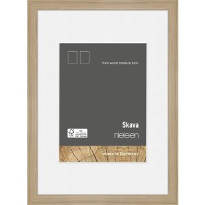 Nielsen деревянная фоторамка Skava черная 59,4x84,1 см с паспарту 42x59,4 см