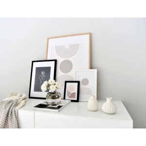 Nielsen деревянная фоторамка Skava черная 21x29,7 см passe-partout 15x20 см