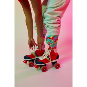 EatMySocks Довгі шкарпетки EatMySocks Солодкий льодяник Веселковий льодяник Розмір один