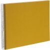 Спіральний альбом Goldbuch Bella Vista гірчичний 34x30 см 40 білих сторінок