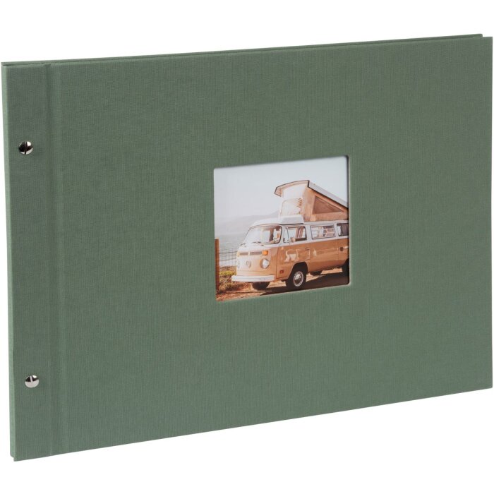 Альбом Goldbuch screw-top Bella Vista Artichoke 40 черных страниц 39x31 см
