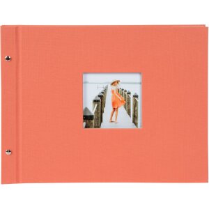 Альбом Goldbuch screw-top Bella Vista salmon 39x31 см 40 белых страниц