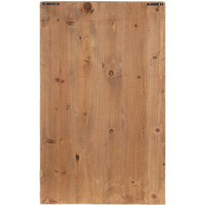 Настінна полиця Clayre & Eef 50743 Brown Black 40x18x71 см