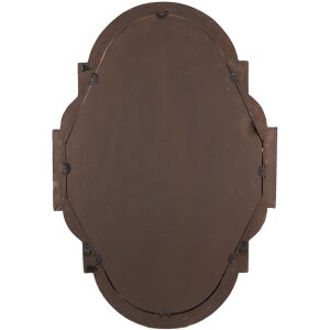 Настінне дзеркало Clayre & Eef 52S300 Коричнево-бежеве 63x4x91 см