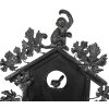 Настенные часы Clayre & Eef 5KL0233G серые 36x8x86 см - 1xAA