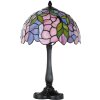 Настільна лампа LumiLamp 5LL-6308 Tiffany рожева Ø 30x50 см E27-max 1x60 Вт