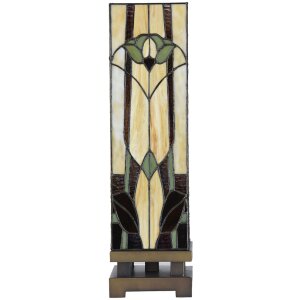 Настольная лампа LumiLamp 5LL-6323 Tiffany бежевая...