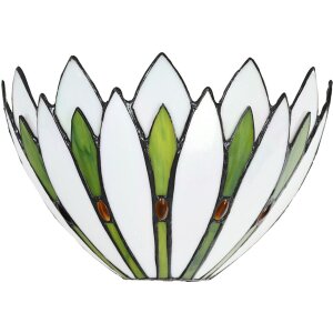 LumiLamp 5LL-6329 Настінний світильник Tiffany White 30x15x18 см E14-max 1x40W