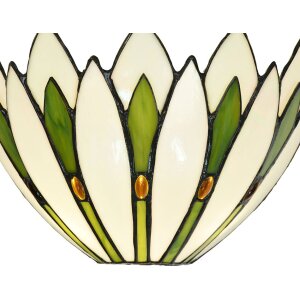 LumiLamp 5LL-6329 Настінний світильник Tiffany White 30x15x18 см E14-max 1x40W
