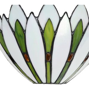 LumiLamp 5LL-6329 Настінний світильник Tiffany White 30x15x18 см E14-max 1x40W