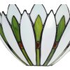 LumiLamp 5LL-6329 Настінний світильник Tiffany White 30x15x18 см E14-max 1x40W