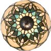 Настольная лампа LumiLamp 5LL-6334 Tiffany бежевая Ø 25x42 см E14-max 1x40W