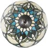 Настольная лампа LumiLamp 5LL-6334 Tiffany бежевая Ø 25x42 см E14-max 1x40W