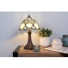 Настольная лампа LumiLamp 5LL-6334 Tiffany бежевая Ø 25x42 см E14-max 1x40W