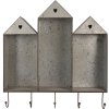 Настінна полиця Clayre & Eef 5Y1147 Сіро-коричнева 62x12x66 см