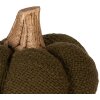 Clayre & Eef 65248 Декоративний гарбуз зелений Ø 9x8 см