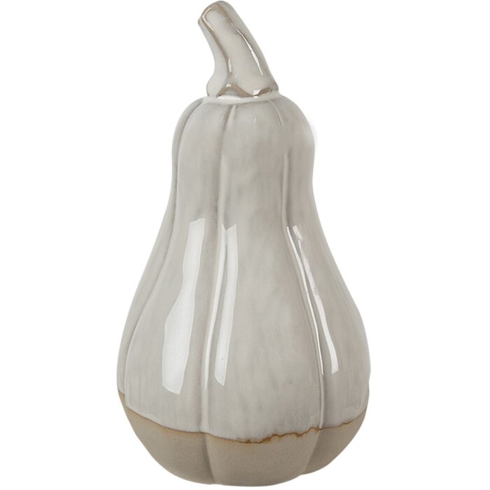 Clayre & Eef 6CE1594L Декоративний гарбуз бежевий Ø 11x18 см