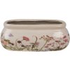 Горшок для комнатных цветов Clayre & Eef 6CE1602S розово-бежевый 18x7x7 см