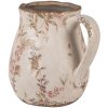 Глечик декоративний Clayre & Eef 6CE1616M Бежево-рожевий 17x13x16 см