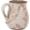 Глечик декоративний Clayre & Eef 6CE1616M Бежево-рожевий 17x13x16 см