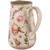 Clayre & Eef 6CE1624M Декоративный кувшин Бежево-розовый 17x12x18 см