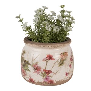 Clayre & Eef 6CE1628S Цветочный горшок керамический...