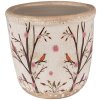 Горшок для цветов Clayre & Eef 6CE1641XS для помещений бежево-коричневый Ø 11x10 см