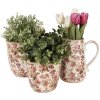 Clayre & Eef 6CE1651M Декоративный кувшин Бежево-розовый 16x12x18 см