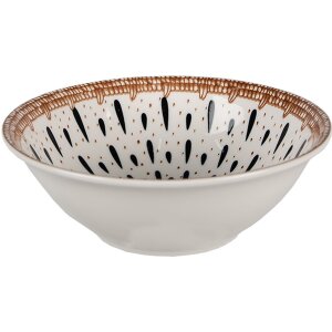 Супниця Clayre & Eef 6CEBO0062 білий чорний Ø...