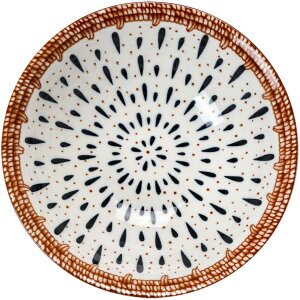 Супниця Clayre & Eef 6CEBO0062 білий чорний Ø...
