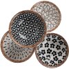 Супниця Clayre & Eef 6CEBO0062 білий чорний Ø 15x5 см - 300 мл