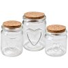 Бляшанка для зберігання Clayre & Eef 6GL4404 з кришкою прозора Ø 7x10 см